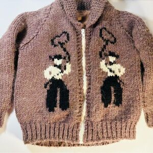 60’s Mary Maxim Kids Cowboy Sweater